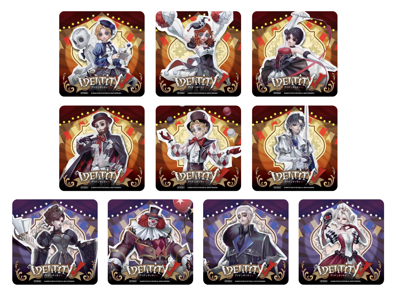 『IdentityV&nbsp;第五人格』コラボレーションドリンク特典 オリジナルコースター