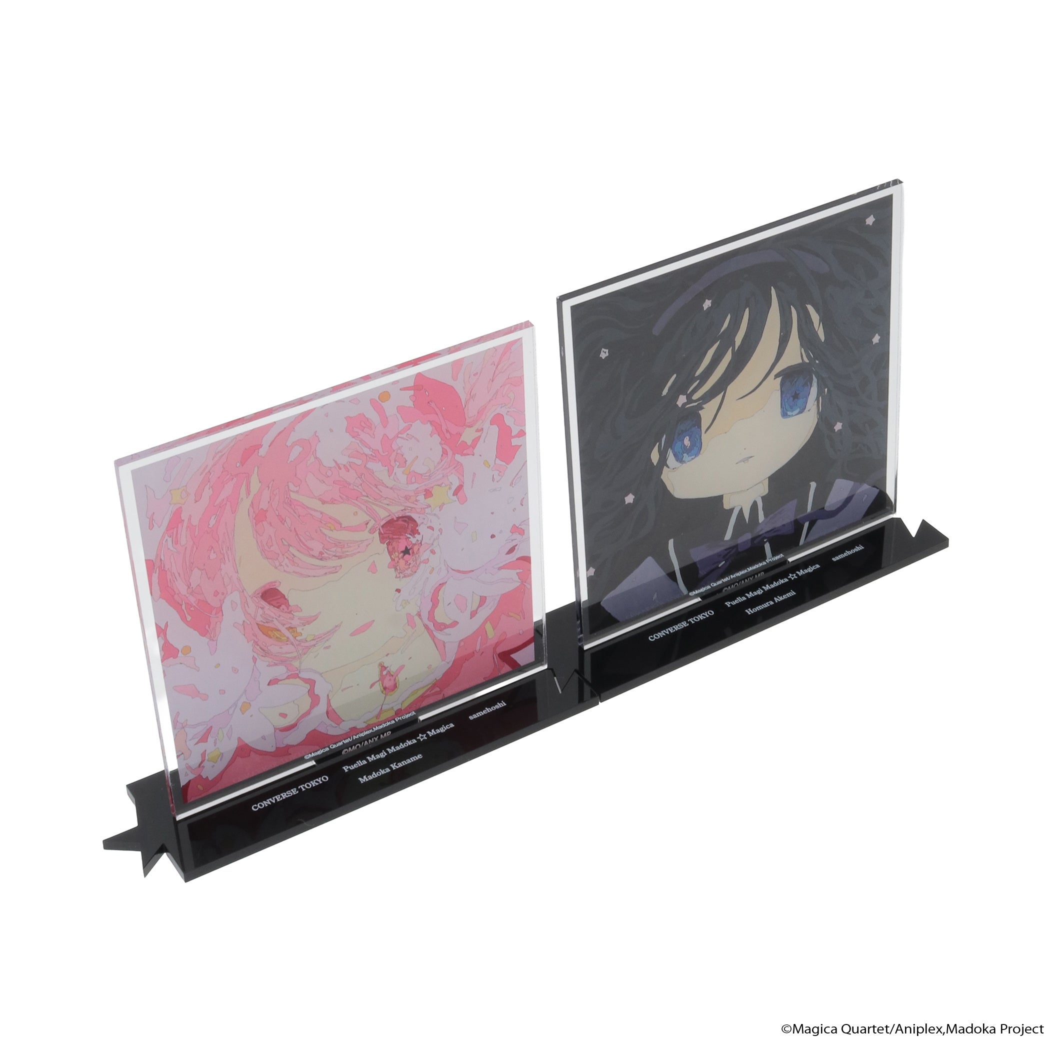 Puella Magi ACRYLIC STAND 星形パーツでの連結ディスプレイ