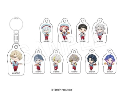 18TRIP×スイーツパラダイス トレーディングアクリルグラスチャーム TypeB 全10種