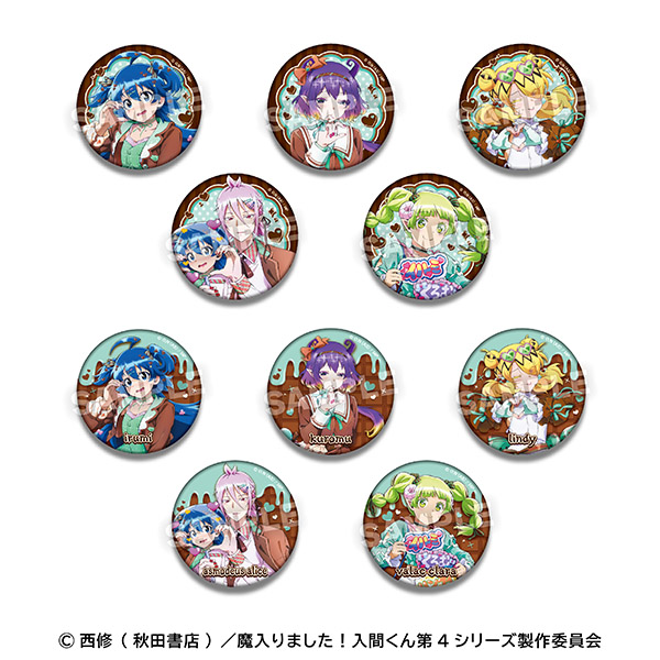 トレーディング缶バッジ アクドル×チョコミントver. 全10種