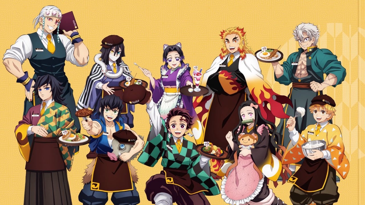 伊黒の右目が目玉焼きに『鬼滅の刃』×ジョイフル第3弾が8月18日開始！ぷっくりシールが貰える＆新メニュー7品