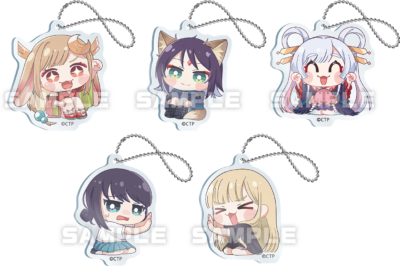 超かぐや姫！×ファミリーマート トレーディングアクリルキーホルダー全5種