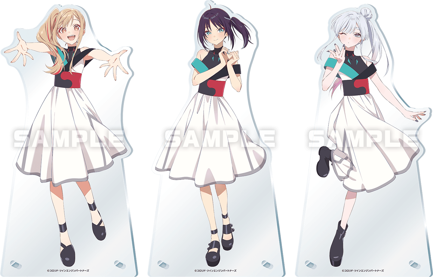 超かぐや姫！×ファミマオンライン ビッグアクリルスタンド全3種