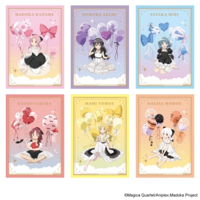 『劇場版 魔法少女まどか☆マギカ〈ワルプルギスの廻天〉』バルーンフェア 特典ブロマイド 全6種