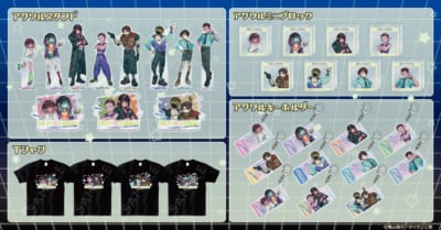 『銀河特急 ミルキー☆サブウェイ』グッズフェア アクリルスタンド・アクリルミニブロック・アクリルキーホルダー・Tシャツ