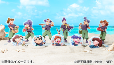 『忍たま乱太郎』ローソンキャンペーン オリジナルグッズ アクリルスタンド・缶バッジ
