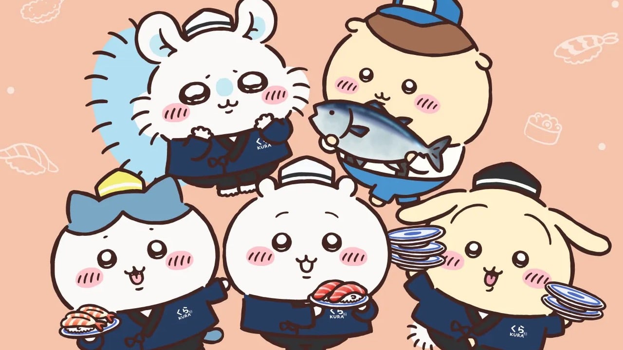 お寿司になったちいかわが可愛すぎ♪『ちいかわ』×くら寿司コラボが8月21日開催！先着100万名様に湯呑み・寿司皿