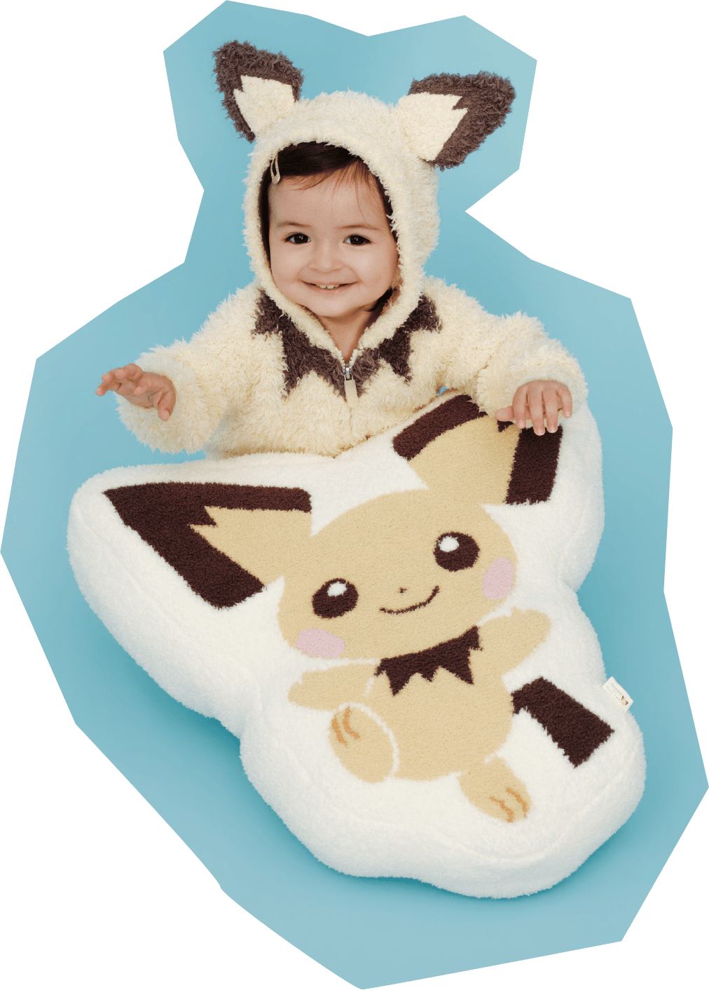 『ポケモン』×ジェラート ピケ ベビモコピチュークッション