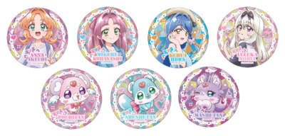 映画名探偵プリキュア JR東海 推し旅 オリジナル缶バッジ 全7種