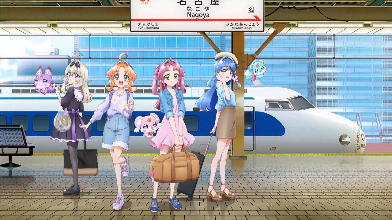 『映画名探偵プリキュア』×JR東海「推し旅」9月18日開始！あんな達が私服で新幹線旅＆限定缶バッジ全7種