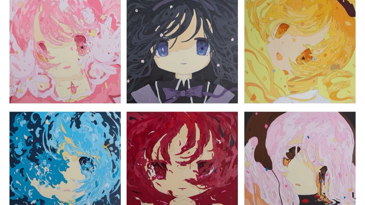 まどか＆ほむらたち6人が絵画に…！『まどか☆マギカ』×CONVERSE TOKYO初コラボが8月21日発売