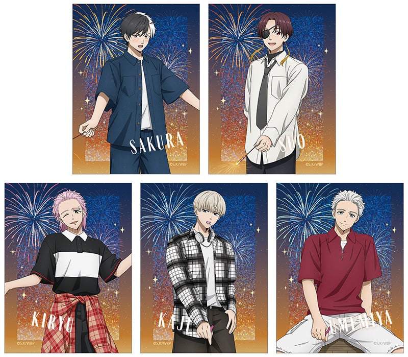 『WIND BREAKER』花火ver. ホログラムステッカー全5種