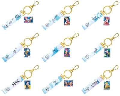 アクリルチャームサイズ(約):H3.5cm×W2.5cm、ストラップサイズ(約):H2cm×W9cm
