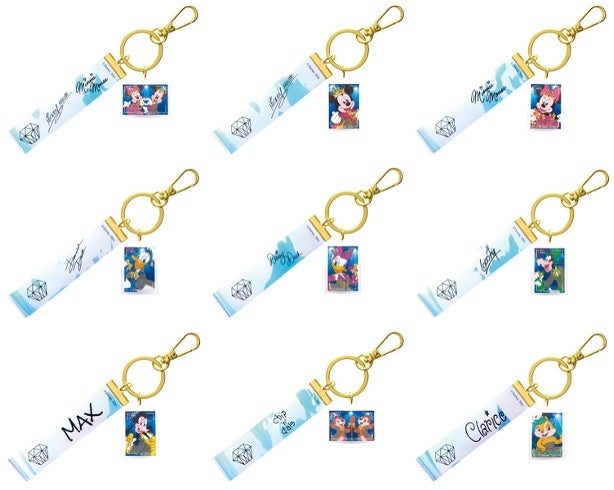 アクリルチャームサイズ(約):H3.5cm×W2.5cm、ストラップサイズ(約):H2cm×W9cm