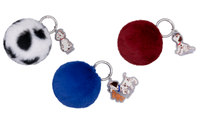 サイズ(約):ファー 直径8cm、アクリル 5×5cm角内