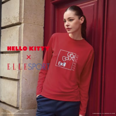 ハローキティ×ELLE SPORT プリントロンT / ハローキティ×ELLE SPORT ストレートパンツ