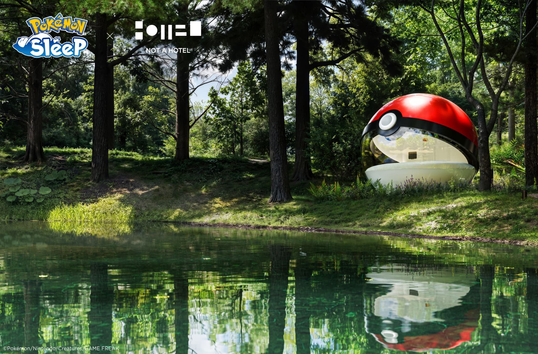 泊まれるモンスターボール 画像1