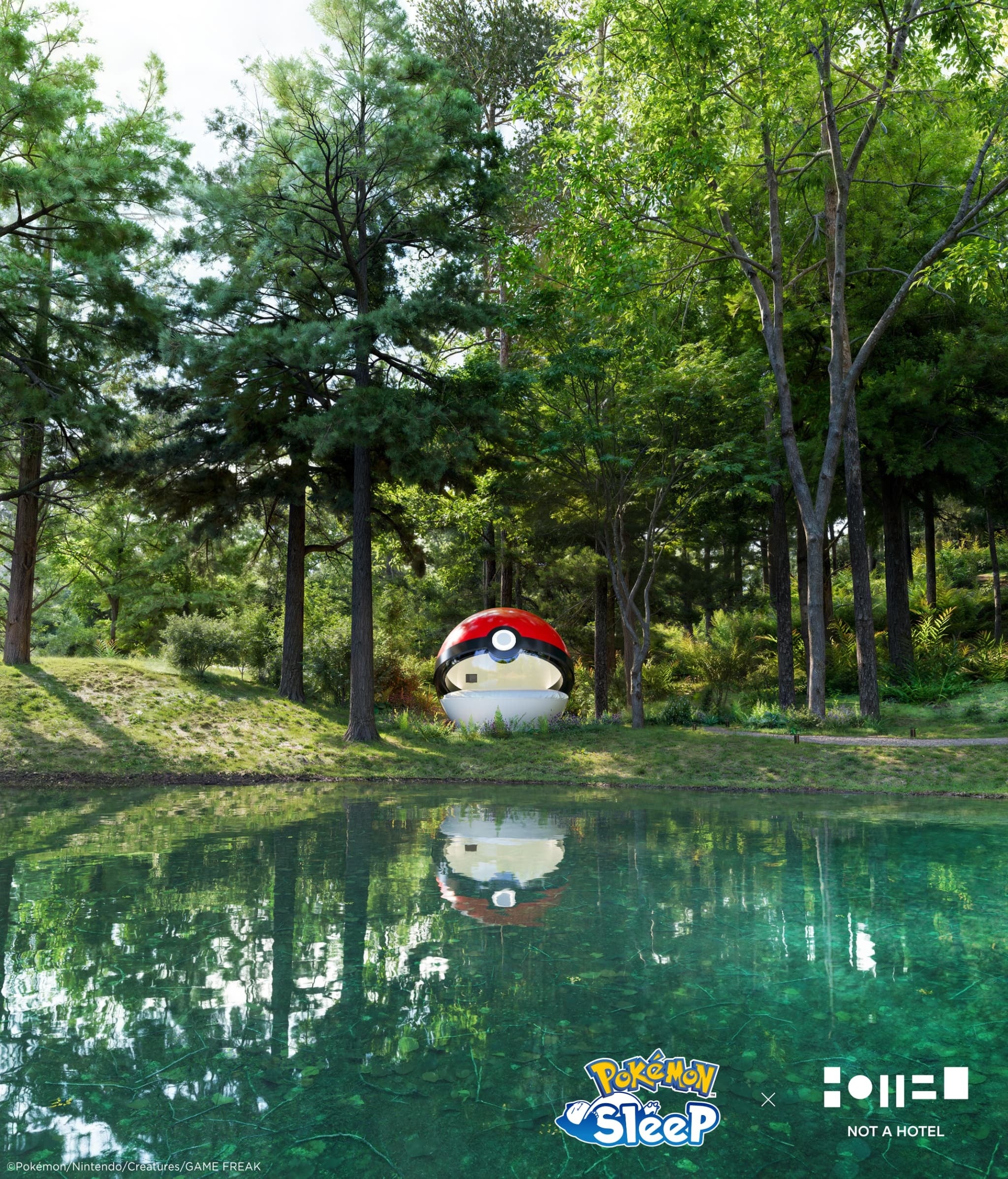 泊まれるモンスターボール 画像2