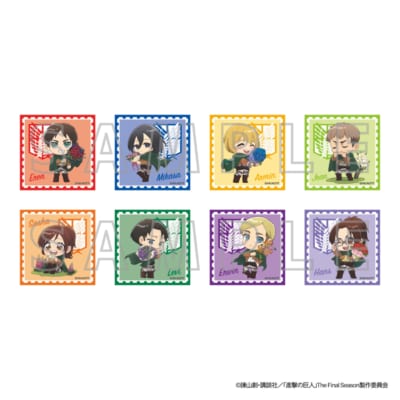 「キューブ型缶バッジ（全8種／ランダム）」 ／385円（税込）※コンプリートセットあり