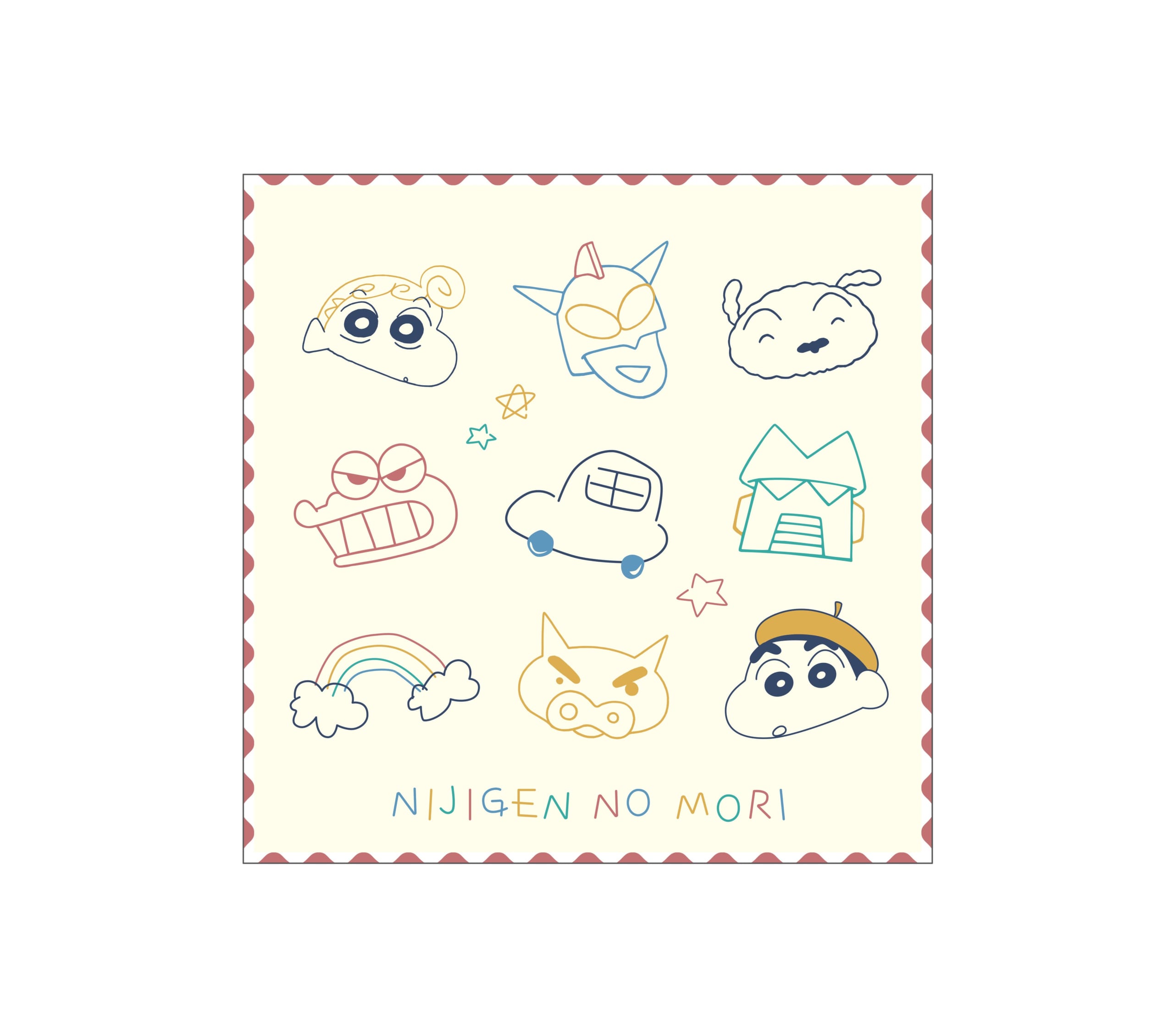 刺繍ハンカチ