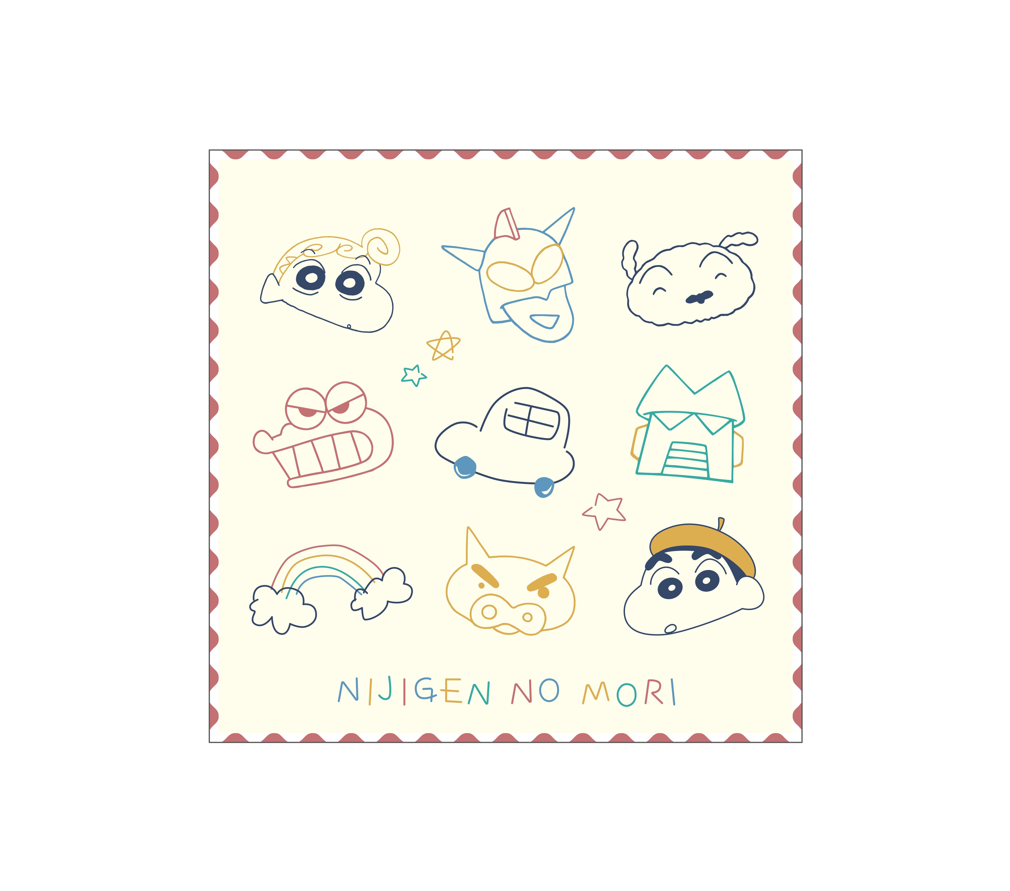 刺繍ハンカチ