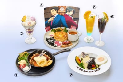 『逆転裁判』25周年コラボがカプコンカフェに!高級感あふれる限定グッズ&コラボメニュー、10月9日より 画像3