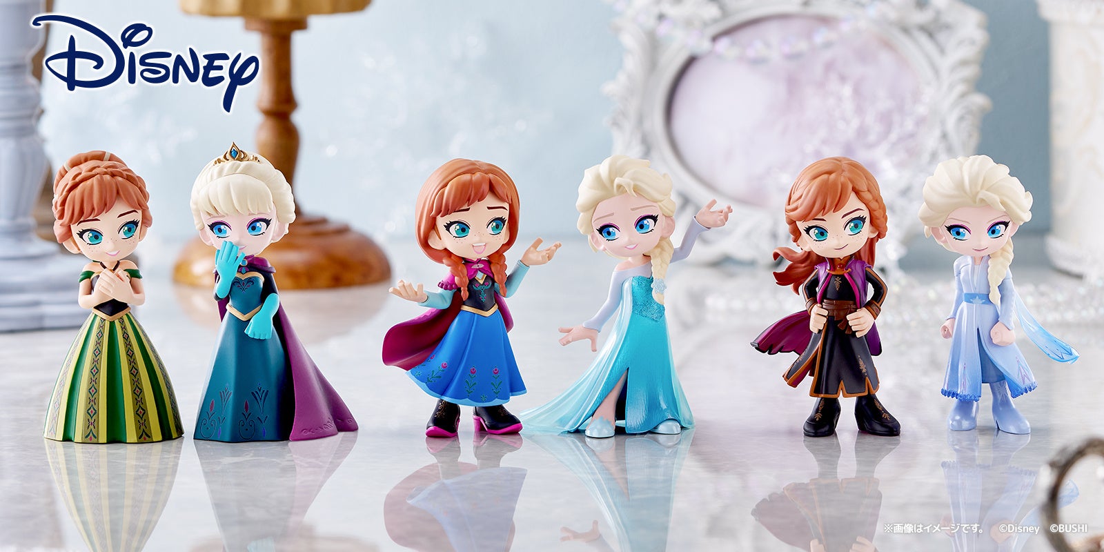 『アナと雪の女王』アナとエルサが手のひらサイズ！「PalVerse」Disney vol.3、9月18日発売