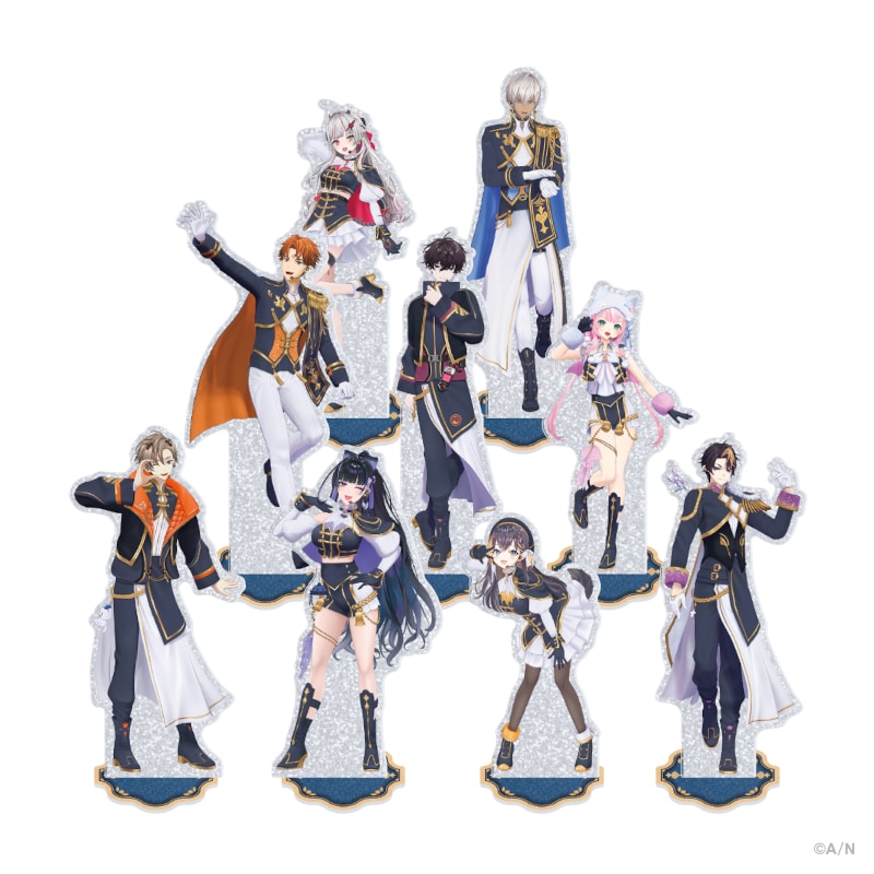 【共通衣装3Dグッズ vol.6】ラメアクリルスタンド