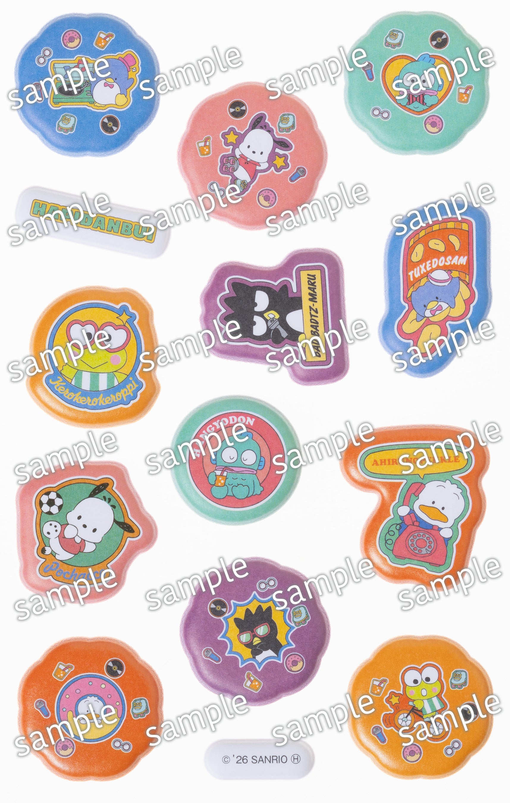 サンリオキャラクターズ ぷっくりシールいっぱいBOOK 画像7