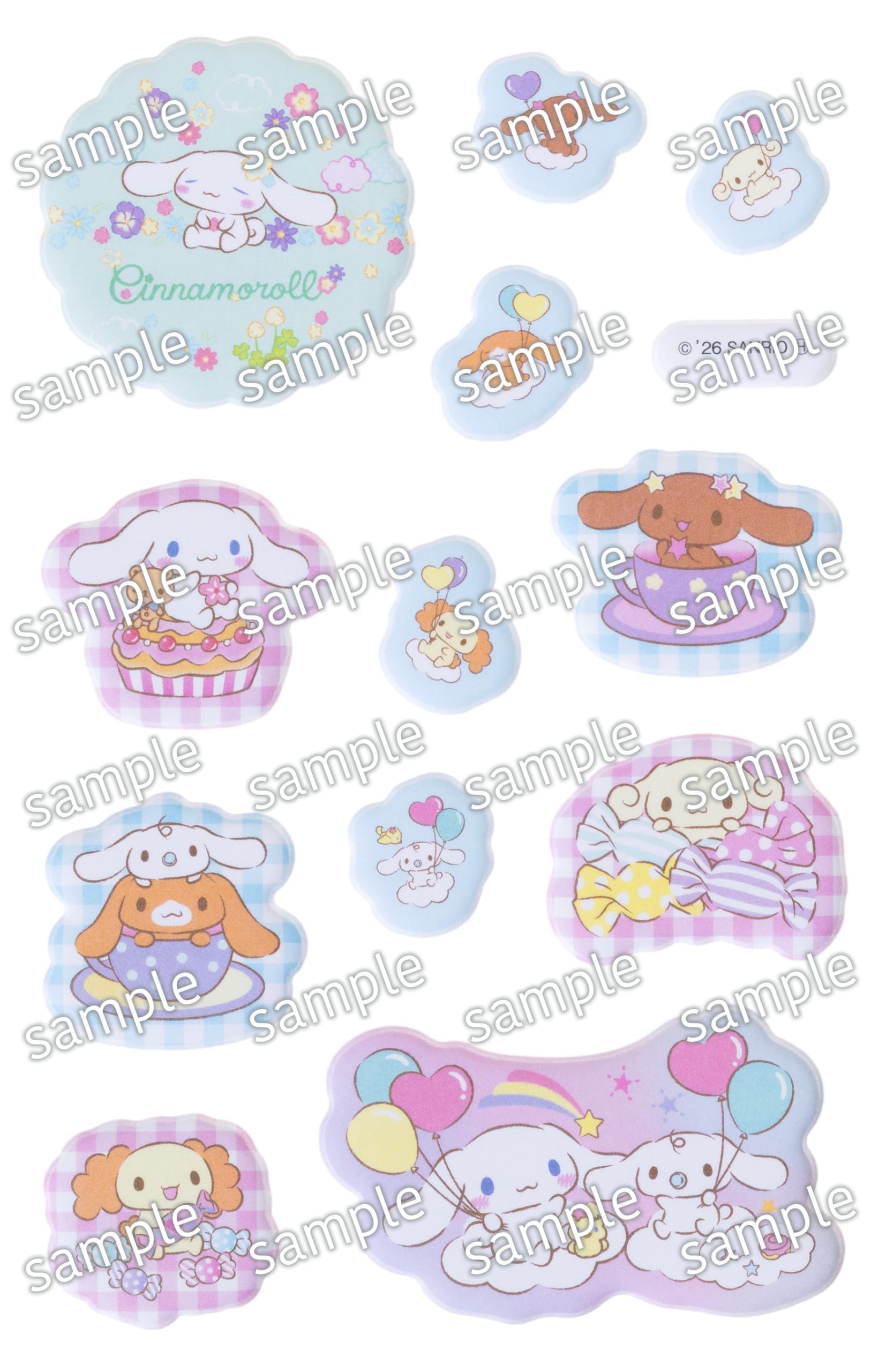 サンリオキャラクターズ ぷっくりシールいっぱいBOOK 画像6