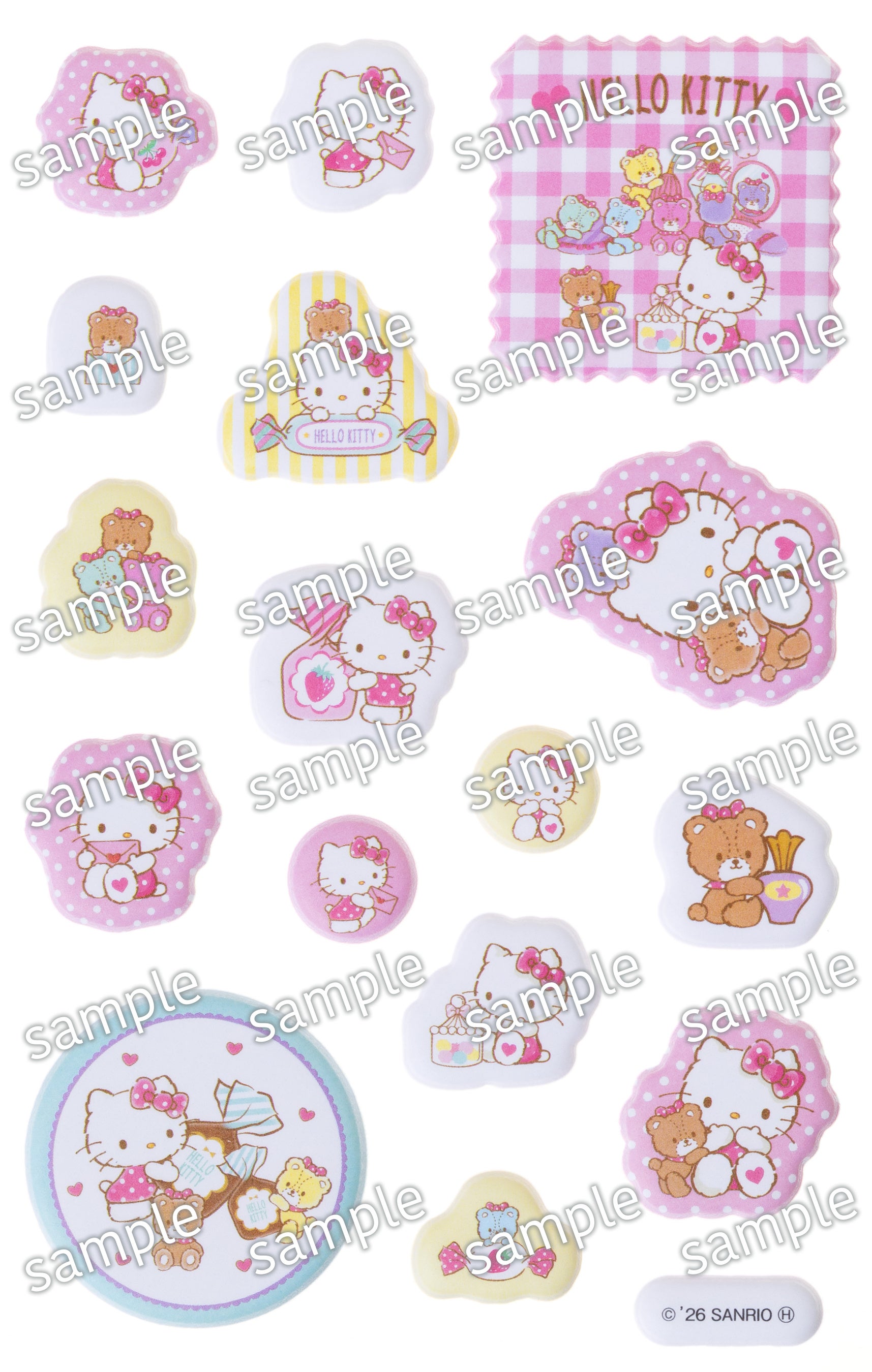 サンリオキャラクターズ ぷっくりシールいっぱいBOOK 画像2