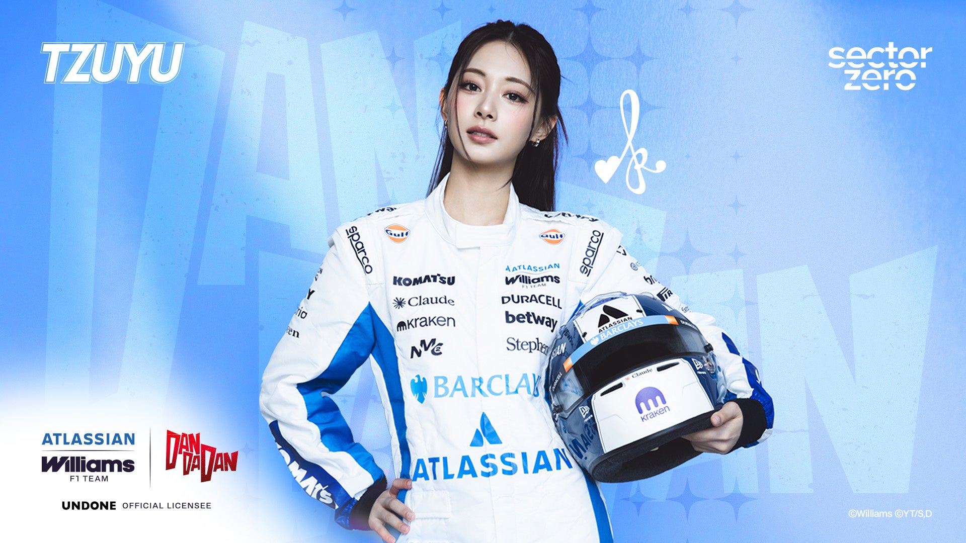 Atlassian Williams F1 Team × TVアニメ『ダンダダン』スペシャルコラボ企画 画像1