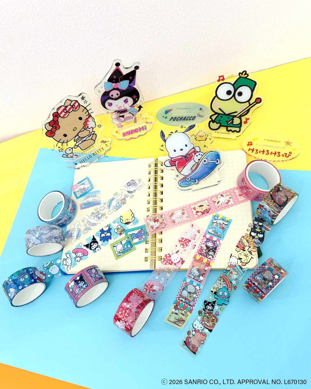 『サンリオキャラクターズ』よりサンキューマート限定の文具アイテムが新登場！ 画像3