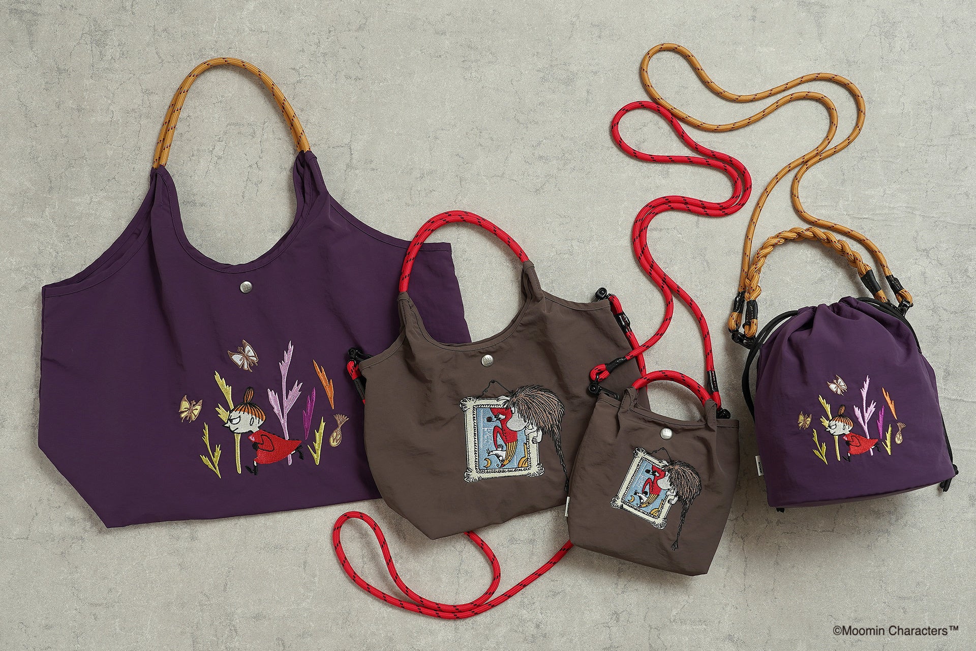 『ムーミン』新柄「ご先祖さま」「リトルミイ」が登場！繊細な刺繍の2WAYミニバッグがかわいい 画像7