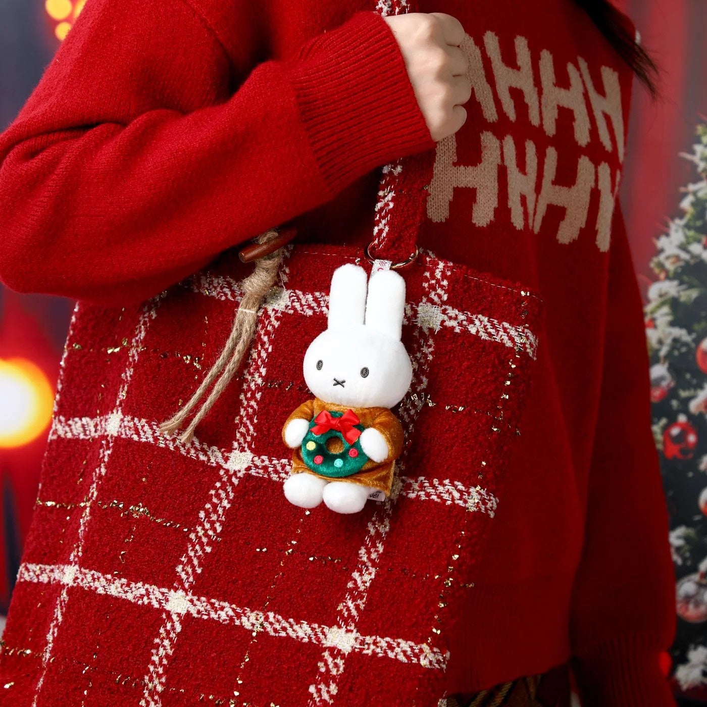 ミッフィー ホリデーコレクション ぬいぐるみキーホルダー 画像3