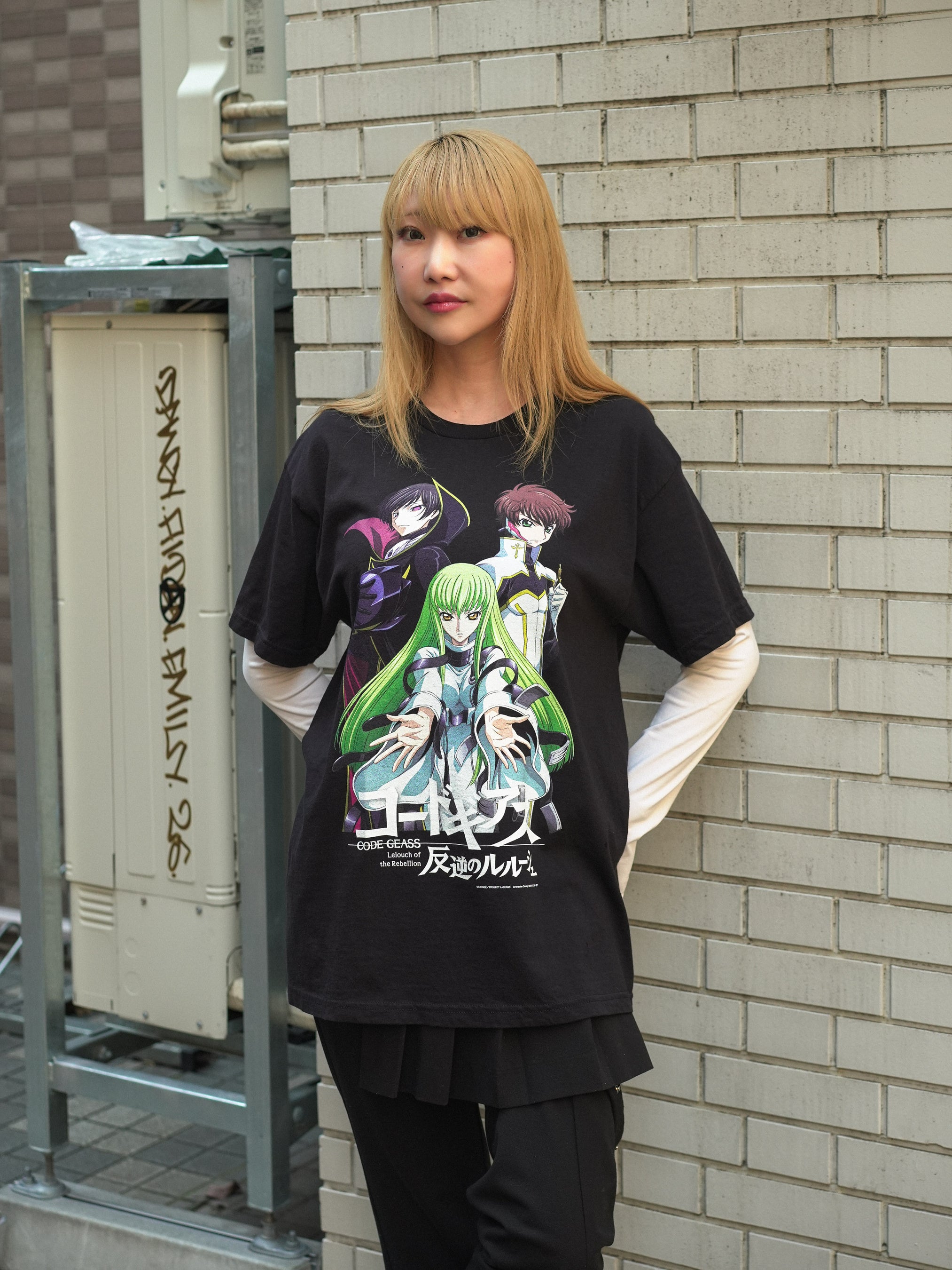 バウンドマン『コードギアス 反逆のルルーシュ』コラボTシャツ（9,900円）