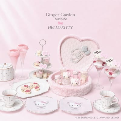 Hello Kitty Pink Fur Afternoon Tea
