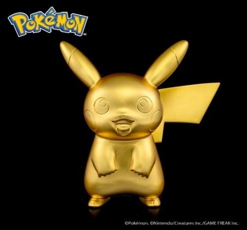 「金箔 等身大ピカチュウ」