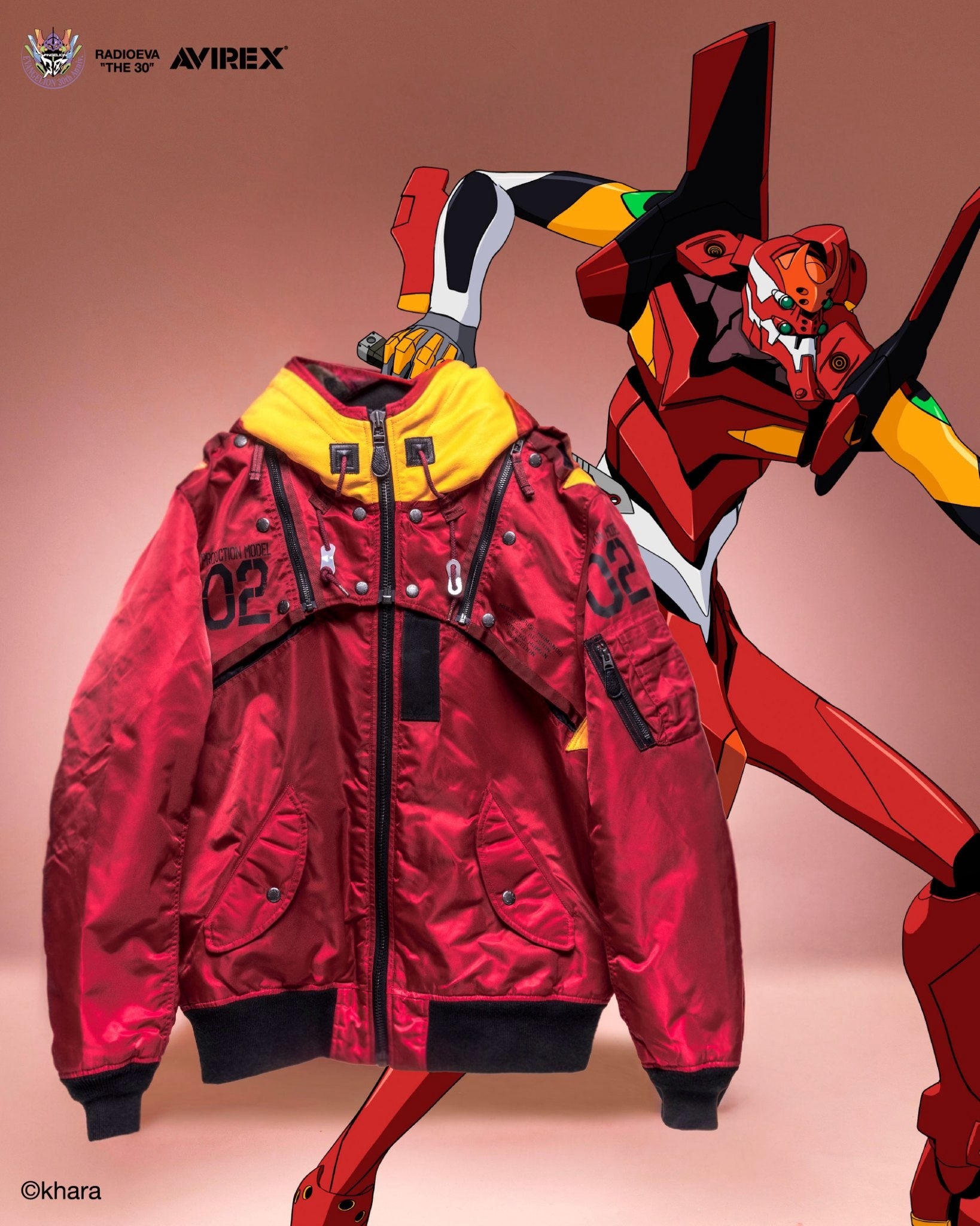 「AVIREX」と「RADIO EVA」が魅せる、『エヴァンゲリオン』シリーズコラボレーションアイテムが登場 画像2