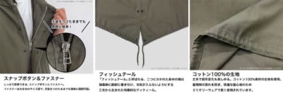 アニメ「NieR:Automata Ver1.1a」ヨルハ部隊「ヘビーウェイトTシャツ」「M-51ジャケット」など新グッズがCOSPAから登場! 画像7
