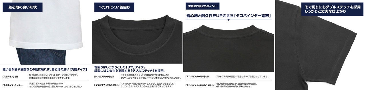 アニメ「NieR:Automata Ver1.1a」ヨルハ部隊「ヘビーウェイトTシャツ」「M-51ジャケット」など新グッズがCOSPAから登場! 画像10