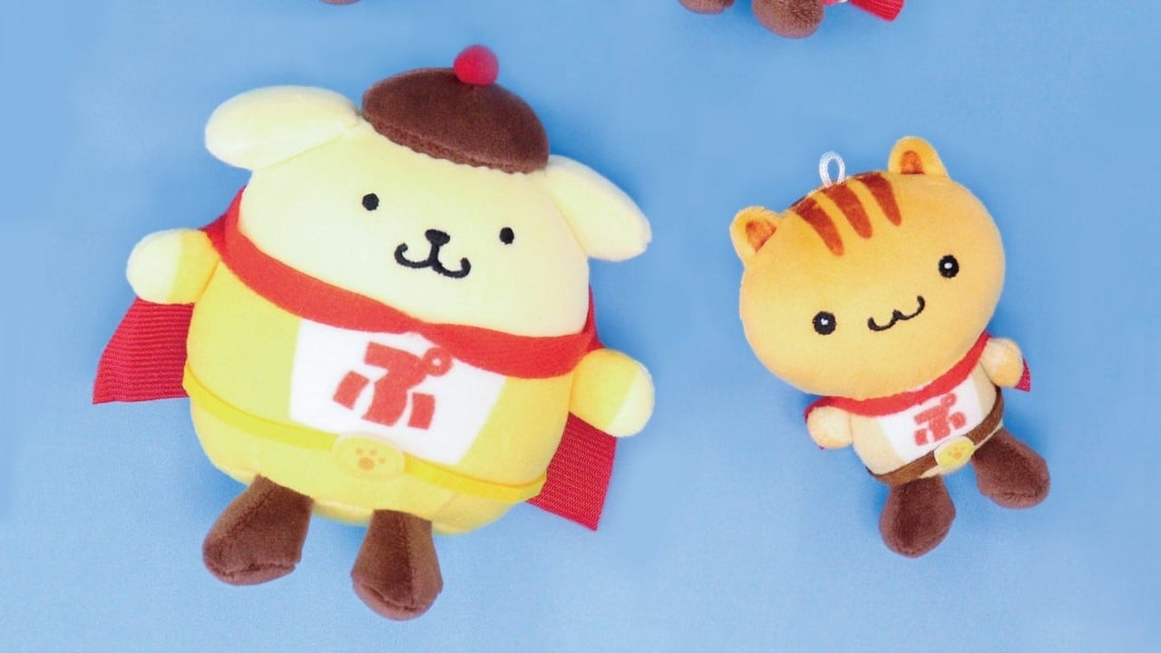 『ポムポムプリン』きらめきゴールドパーティーシリーズが登場！むにゅぐるみパティオで9月17日販売開始