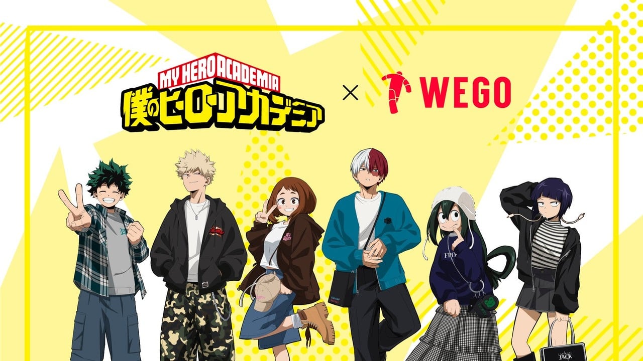 『僕のヒーローアカデミア』×「WEGO」コラボが決定！描き下ろしビジュアルのアパレル＆グッズが9月18日発売