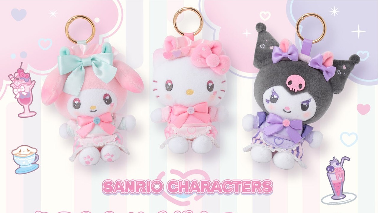 「ねこみみメイドカフェシリーズ」むにゅぐるみがかわいい！サンリオキャラクターズ、9月18日より予約販売
