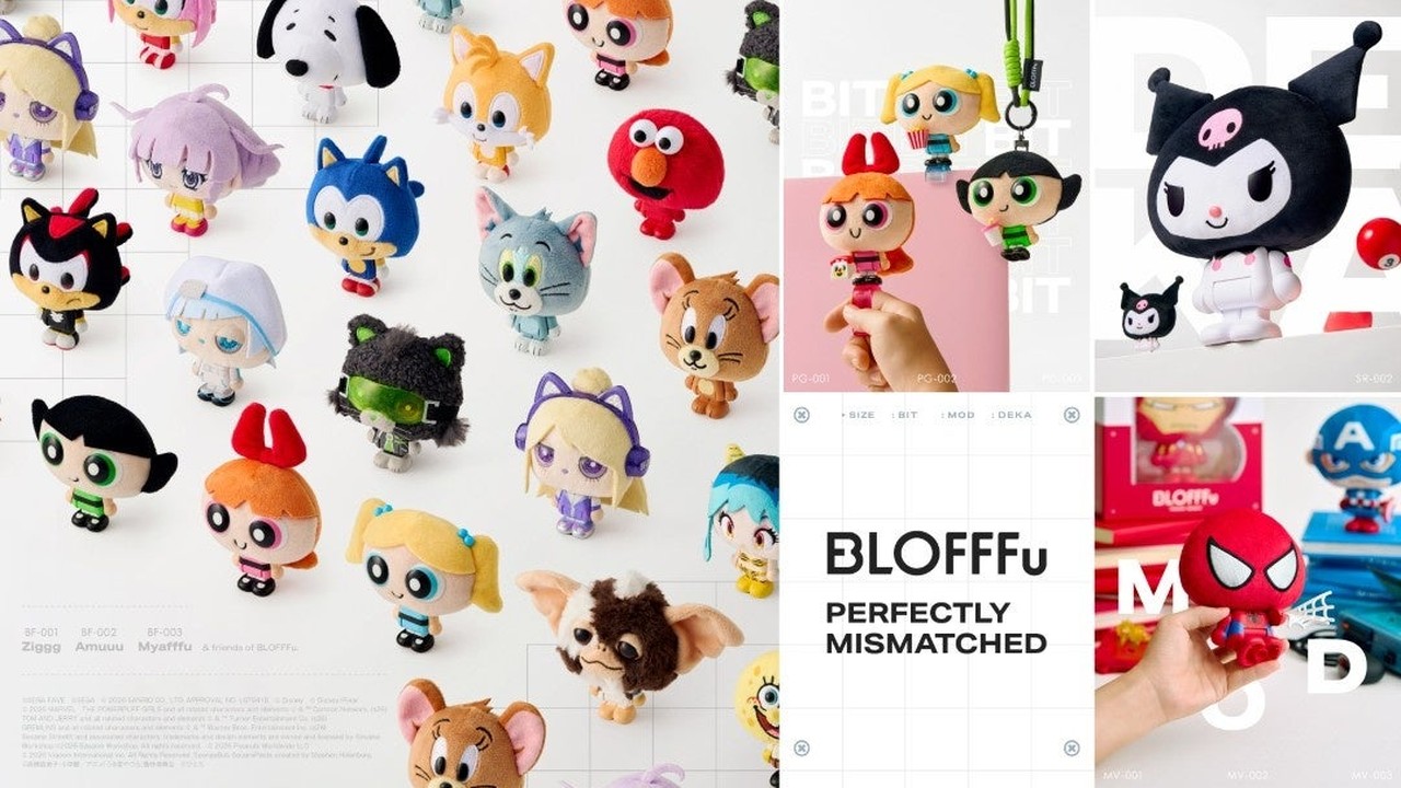 『BLOFFFu』ハイブリッドトイ全36種類が10月16日発売！POP UP STOREも期間限定オープン