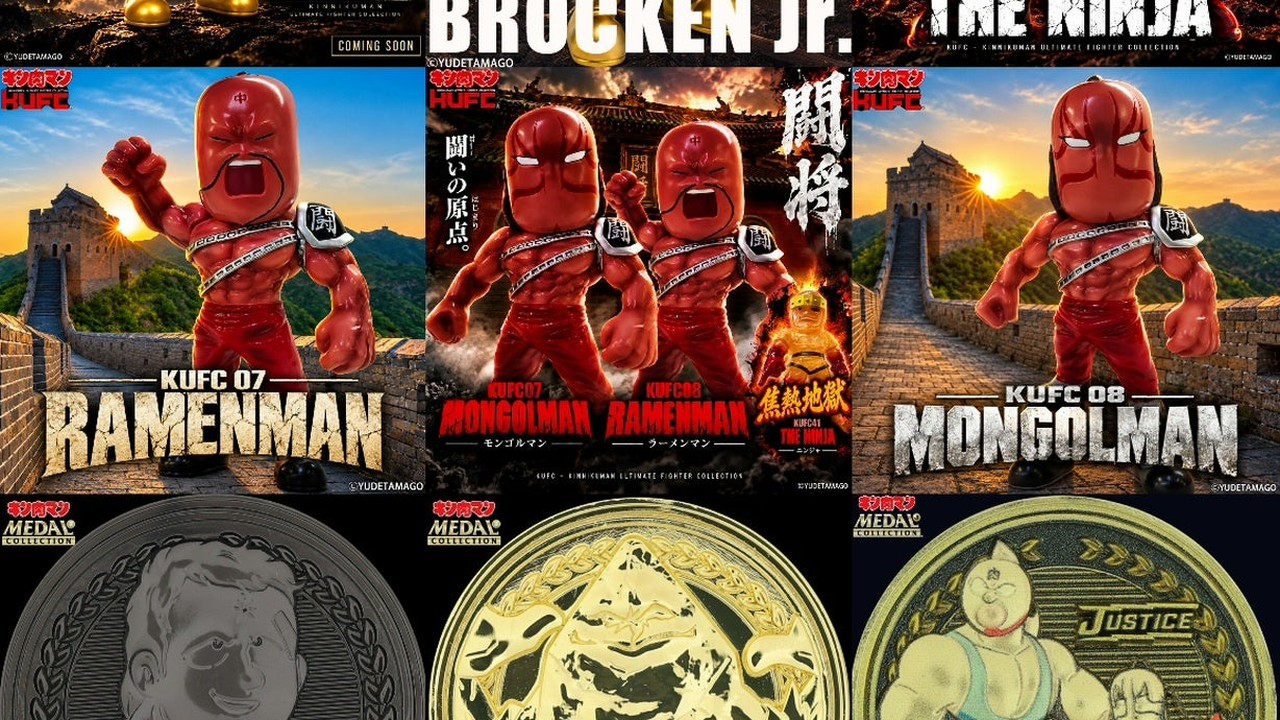 『キン肉マン』ラーメンマン＆モンゴルマンがKUFCハイグレードで登場！9月25日20時予約開始