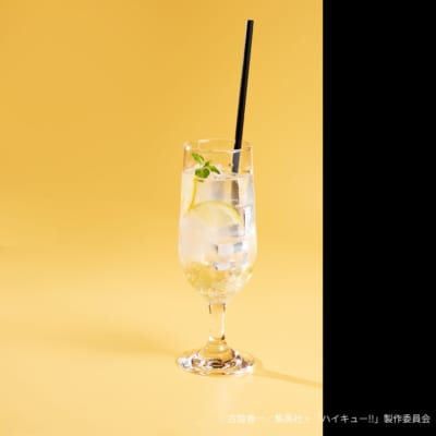 『ハイキュー!!』コラボカフェ 『月島のレモンゼリードリンク』