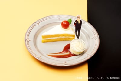 『ハイキュー!!』コラボカフェ 『月島のショートケーキ風たまご焼き』