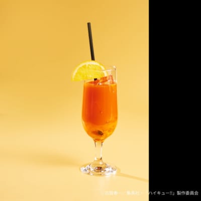 『ハイキュー!!』コラボカフェ 『日向のオレンジミックスジュース』