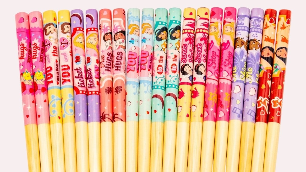 ディズニープリンセスの竹箸が発売！全10種ランダムの1膳770円＆全種揃うBOXも